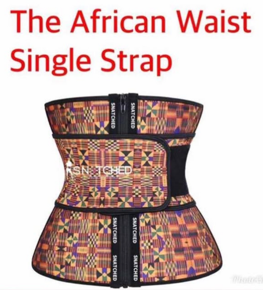 African Single Strap Waist Trainer